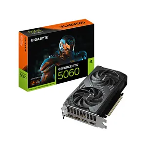 Gigabyte GeForce RTX 5060 WINDFORCE MAX OC 8GB GDDR7 Graphics Card, PCIe 5.0, WINDFORCE Cooling, HDMI 2.1b, DisplayPort 2.1b