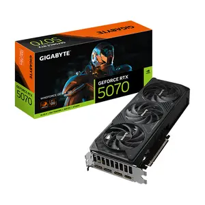 Gigabyte GeForce RTX 5070 WINDFORCE OC SFF 12GB GDDR7 Graphics Card, PCIe 5.0, WINDFORCE Cooling, HDMI 2.1b, DisplayPort 2.1b