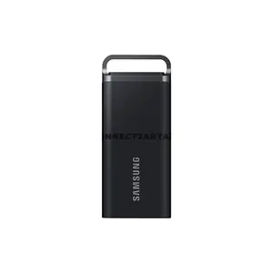Samsung Portable SSD T5 EVO 2TB Black External SSD, USB 3.2 Gen 1 5Gbps, Up to 460MB/s Read & Write, AES 256-Bit Hardware Encryption, 2-Meter Drop Resistance, Compact Metal & Rubber Design, USB-C, MU-PH2T0S/AM