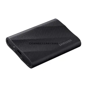 Samsung Portable SSD T9 1TB Black External SSD, USB 3.2 Gen 2x2 20Gbps, Up to 2000MB/s Read & 1950MB/s Write, AES 256-Bit Encryption, MU-PG1T0B/AM
