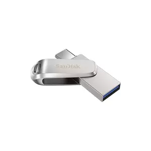 SanDisk Ultra Dual Drive Luxe USB Type-C OTG Flash Drive, All-Metal USB Type-C & USB Type-A Dual Connector, USB 3.2 Gen 1, Up to 150MB/s Read Speed, Premium Portable Storage