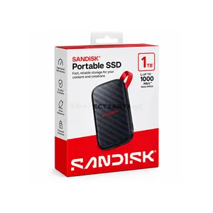 SanDisk E10 Portable SSD 1TB External Solid State Drive, USB 3.2 Gen 2 10Gbps, USB-C, Up to 600MB/s Read Speed, Compact 31.7g Design, 2-Meter Drop Protection, Model SDSSDE10-1T00-G25 SanDisk Documents