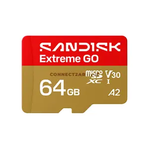 SanDisk Extreme Go microSD UHS-I Memory Card, Up to 2TB Capacity, Up to 240MB/s Read & 160MB/s Write Speed, U3 V30, microSDXC & High-Durability Storage