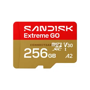 SanDisk Extreme Go microSD UHS-I Memory Card, Up to 2TB Capacity, Up to 240MB/s Read & 160MB/s Write Speed, U3 V30, microSDXC & High-Durability Storage