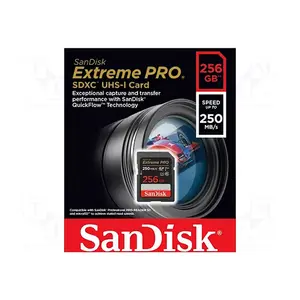 SanDisk Extreme PRO SDHC/SDXC UHS-I Memory Card for DSLR & Mirrorless Cameras, Class 10 U3 V30, Up to 200MB/s Read Speed, 4K UHD Professional Camera Storage Card