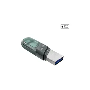 SanDisk iXpand Flash Drive Flip for iPhone & iPad, Lightning & USB Type-A Dual Connector, USB 3.1 Gen 1, Automatic Photo Backup, Portable USB Storage