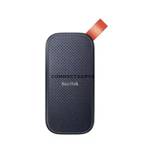 SanDisk Portable SSD SDSSDE30-1T00-G26 1TB External Solid State Drive, USB 3.2 Gen 2 Interface, USB-C Connector, Up to 800MB/s Sequential Read Speed, Two-Meter Drop Protection