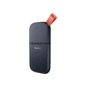 SanDisk Portable SSD SDSSDE30-2T00-G26 2TB External Solid State Drive, USB 3.2 Gen 2 Interface, USB-C Connector, Up to 800MB/s Sequential Read Speed, Two-Meter Drop Protection