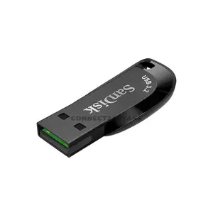 SanDisk Ultra Shift USB 3.2 Gen 1 Flash Drive, USB-A High-Speed Flash Drive, Up to 100MB/s Read Speed, Compact Capless USB Storage