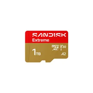 SanDisk Extreme microSDHC/SDXC UHS-I Memory Card with SD Adapter, A2 U3 V30 Class 10, Up to 190MB/s Read Speed, 4K UHD Storage Card