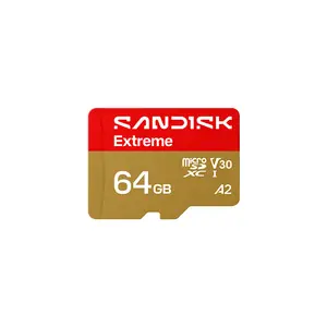 SanDisk Extreme microSDHC/SDXC UHS-I Memory Card with SD Adapter, A2 U3 V30 Class 10, Up to 190MB/s Read Speed, 4K UHD Storage Card