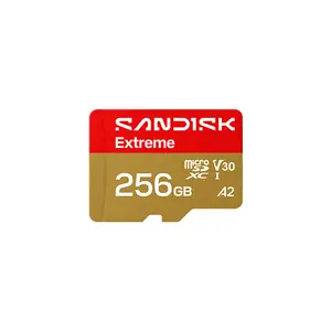 SanDisk Extreme microSDHC/SDXC UHS-I Memory Card with SD Adapter, A2 U3 V30 Class 10, Up to 190MB/s Read Speed, 4K UHD Storage Card