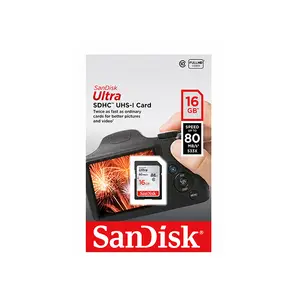 SanDisk Ultra SDHC/SDXC UHS-I Memory Card for DSLR & Digital Cameras, Class 10 U1, Up to 150MB/s Read Speed, Full HD SD Storage Card