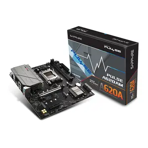 SAPPHIRE PULSE A620AM Micro-ATX Motherboard, AMD A620 Chipset, AM5 Socket, DDR5 Memory Support, Reliable Ryzen Desktop Platform Motherboard