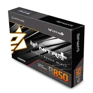 SAPPHIRE B850A NITRO+ WIFI7 ATX Motherboard, AMD B850 Chipset, AM5 Socket, DDR5 Memory Support, WiFi 7 Connectivity, High-Performance Ryzen Gaming Motherboard