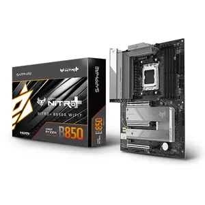 SAPPHIRE B850A NITRO+ WIFI7 ATX Motherboard, AMD B850 Chipset, AM5 Socket, DDR5 Memory Support, WiFi 7 Connectivity, High-Performance Ryzen Gaming Motherboard