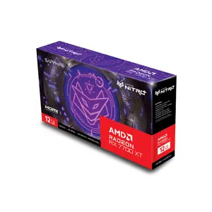 SAPPHIRE NITRO+ Radeon RX 7700 XT Graphics Card, 12GB GDDR6 Memory, 2599MHz Boost Clock, Triple Fan Cooling System, RDNA 3 High-Performance Gaming GPU