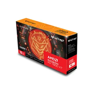 SAPPHIRE NITRO+ Radeon RX 7800 XT Graphics Card, 16GB GDDR6 Memory, 2565MHz Boost Clock, Triple Fan Cooling Design, RDNA 3 High-Performance 1440p Gaming GPU