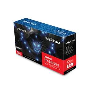 SAPPHIRE NITRO+ Radeon RX 7900 XTX Vapor-X Graphics Card, 24GB GDDR6 Memory, 2680MHz Boost Clock, Vapor-X Cooling Technology, Triple Fan Thermal Design, RDNA 3 Flagship 4K Gaming GPU