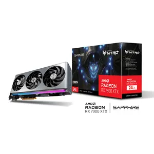 SAPPHIRE NITRO+ Radeon RX 7900 XTX Vapor-X Graphics Card, 24GB GDDR6 Memory, 2680MHz Boost Clock, Vapor-X Cooling Technology, Triple Fan Thermal Design, RDNA 3 Flagship 4K Gaming GPU
