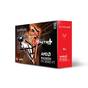 SAPPHIRE NITRO + Radeon RX 9060 XT Graphics Card, 16GB GDDR6 Memory, 3320MHz Boost Clock, Triple Fan Cooling System, RDNA 4 High-Performance 1440p Gaming GPU