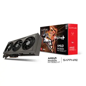 SAPPHIRE NITRO + Radeon RX 9060 XT Graphics Card, 16GB GDDR6 Memory, 3320MHz Boost Clock, Triple Fan Cooling System, RDNA 4 High-Performance 1440p Gaming GPU