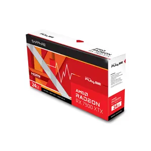 SAPPHIRE PULSE Radeon RX 7900 XTX Graphics Card, 24GB GDDR6 Memory, 2525MHz Boost Clock, Triple Fan Cooling System, RDNA 3 Flagship 4K Gaming and Content Creation GPU