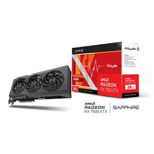 SAPPHIRE PULSE Radeon RX 7900 XTX Graphics Card, 24GB GDDR6 Memory, 2525MHz Boost Clock, Triple Fan Cooling System, RDNA 3 Flagship 4K Gaming and Content Creation GPU