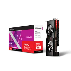 SAPPHIRE PULSE Radeon RX 7700 XT Graphics Card, 12GB GDDR6 Memory, 2544MHz Boost Clock, Dual Fan Cooling Design, RDNA 3 High-Performance Gaming GPU