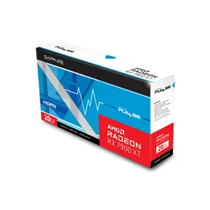Sapphire PULSE AMD Radeon RX 7900 XT 20GB Graphics Card, 20GB GDDR6 Memory, RDNA 3 Architecture, Triple Fan Cooling System, High-Performance 4K Gaming GPU