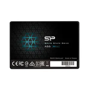 Silicon Power Ace A55 128GB 2.5-Inch SATA III Internal SSD, Up to 460MB/s Read & 360MB/s Write Speed, 3D NAND, SLC Cache, 7mm Slim Design, TRIM & S.M.A.R.T.