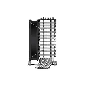 SilverStone Frost Mage 600 ARGB CPU Air Cooler, Single Tower Heatsink Design, 6 Copper Heatpipes, 120mm PWM Fan, Addressable RGB Lighting, High-Performance Air Cooling System