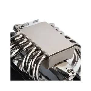 SilverStone Hydrogon D120 Dual Tower CPU Air Cooler, 6 Copper Heatpipes, Dual 120mm PWM Fans, ARGB Lighting, High-Performance Dual Heatsink Cooling System Black