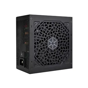 SilverStone Strider 550 EF 550W Power Supply, 80 PLUS Certified Efficiency, Single +12V Rail Design, ATX Form Factor, 120mm Silent Cooling Fan, Reliable Desktop PSU Black