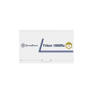 SilverStone Triton 1000Rz Triton 1000W Power Supply, Cybenetics Gold, ATX 3.1, Fully Modular, 120mm Fan, White