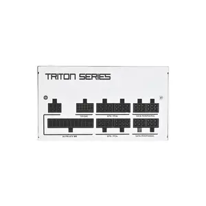 SilverStone Triton 1000Rz Triton 1000W Power Supply, Cybenetics Gold, ATX 3.1, Fully Modular, 120mm Fan, White