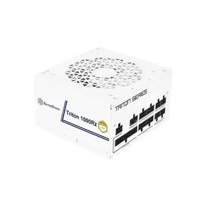 SilverStone Triton 1000Rz Triton 1000W Power Supply, Cybenetics Gold, ATX 3.1, Fully Modular, 120mm Fan, White