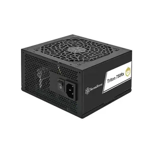 SilverStone Triton 750Rx 750W Power Supply, Cybenetics Gold Certified Efficiency, ATX 3.1 and PCIe 5.1 Ready, Non-Modular Design, 120mm Silent Cooling Fan, Reliable Gaming PSU