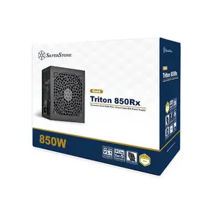 SilverStone Triton 850Rx 850W Power Supply, Cybenetics Gold Certified Efficiency, ATX 3.1 and PCIe 5.1 Ready, Non-Modular Design, 120mm Silent Cooling Fan, High-Performance Gaming PSU