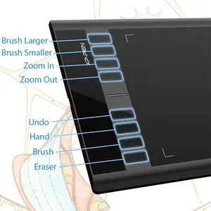 XP-Pen Star 03 V2 Graphics Tablet, Digital Drawing Tablet, Battery-Free Stylus Support, Precision Creative Input Device, Professional Tablet for Digital Art, Illustration and Graphic Design
