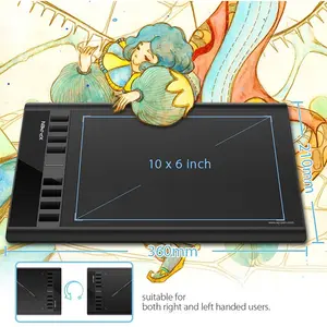 XP-Pen Star 03 V2 Graphics Tablet, Digital Drawing Tablet, Battery-Free Stylus Support, Precision Creative Input Device, Professional Tablet for Digital Art, Illustration and Graphic Design