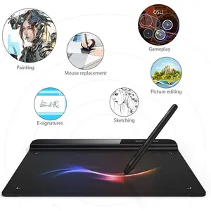 XP-Pen Star G640 Graphics Tablet, Compact Digital Drawing Tablet, Battery-Free Stylus Support, Portable Creative Input Device, Precision Drawing Tablet for Digital Art, Illustration and Online Learning