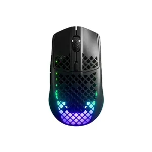 SteelSeries Aerox 3 Wireless Onyx Gaming Mouse Black Edition, Ultra-Lightweight Wireless Design, High-Precision Optical Sensor, Competitive Esports Gaming Mouse