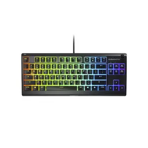 SteelSeries Apex 3 TKL Wired Gaming Keyboard, Whisper-Quiet Switches, Tenkeyless Layout Design, RGB Gaming Backlighting, Durable Esports Gaming Keyboard