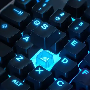 SteelSeries Apex 3 Full-Size Gaming Keyboard, Whisper-Quiet Switches, Full-Size Layout Design, RGB Gaming Backlighting, Durable Gaming Keyboard