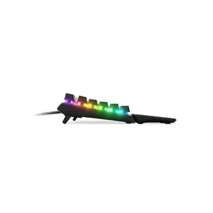 SteelSeries Apex 7 Gaming Keyboard, Red Linear Mechanical Switches, Full-Size Layout Design, RGB Mechanical Gaming Keyboard