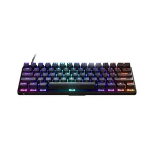 SteelSeries Apex 9 Mini Wired Gaming Keyboard, Optical Mechanical Switches, Compact 60% Layout Design, RGB Esports Gaming Keyboard