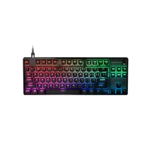 SteelSeries Apex 9 TKL Wired Gaming Keyboard, Optical Mechanical Switches, Tenkeyless Layout Design, RGB Competitive Gaming Keyboard