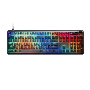 SteelSeries Apex Pro Gen 3 Full-Size Gaming Keyboard, OmniPoint Adjustable Mechanical Switches, Full-Size Layout Design, RGB Mechanical Gaming Keyboard