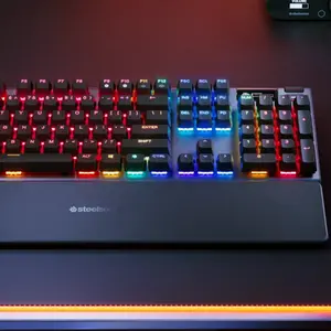 SteelSeries Apex Pro Mini Gen 3 Gaming Keyboard, OmniPoint Adjustable Mechanical Switches, Compact 60% Layout Design, RGB Esports Gaming Keyboard